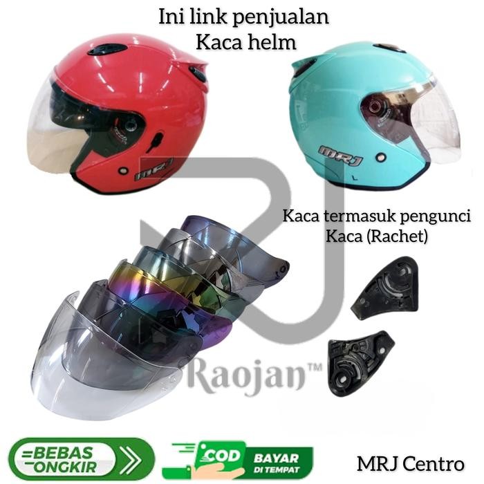 Kaca helm MRJ Centro Visor helm MRJ Centro Rachet