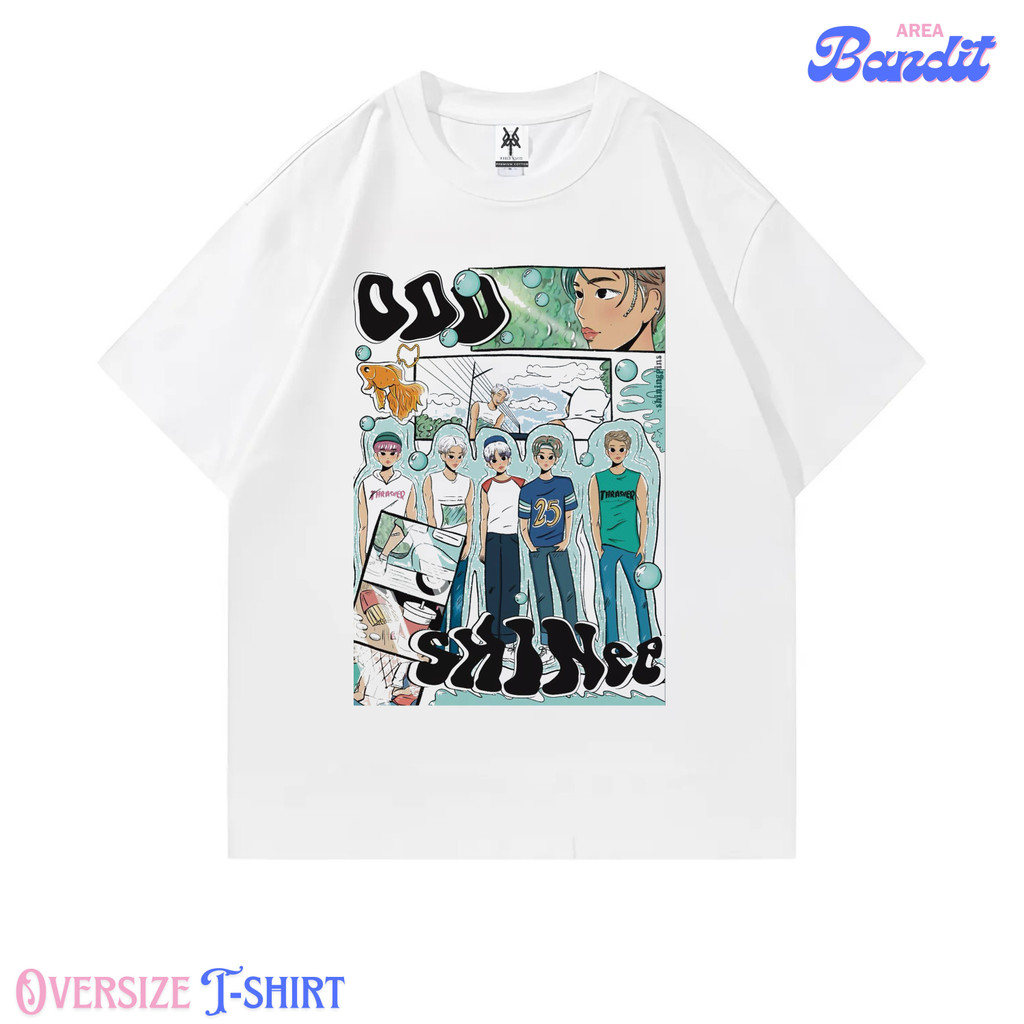 Bandit Area "shinee odd kpop" Oversize T-shirt vintage tee