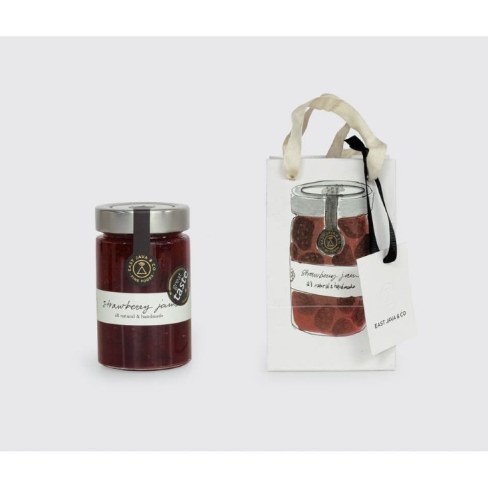 

[Best Seller] East Java & Co Mini Gift Bag - Strawberry Jam, paper bag jam