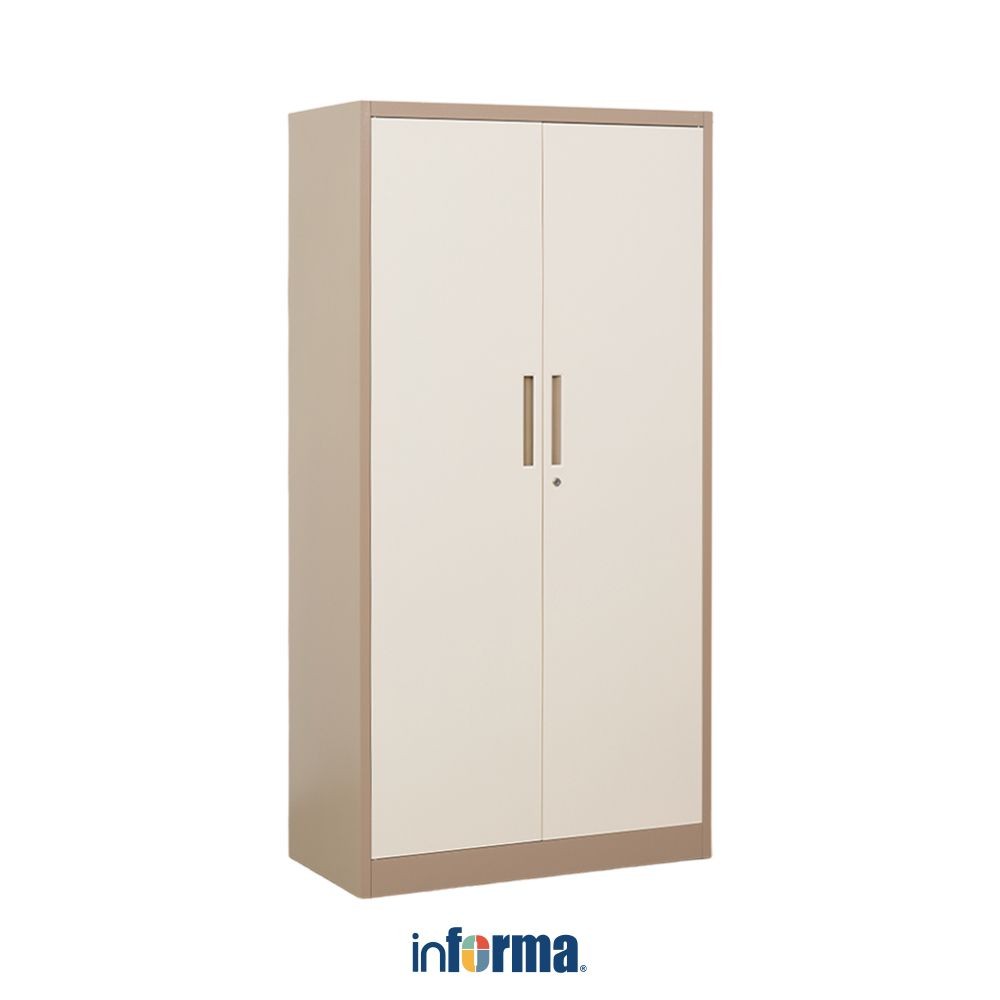 Informa Kiev I Lemari Kabinet Dorm - Cokelat Muda Lemari Serbaguna Cabinet Penyimpanan Indoor Furnit