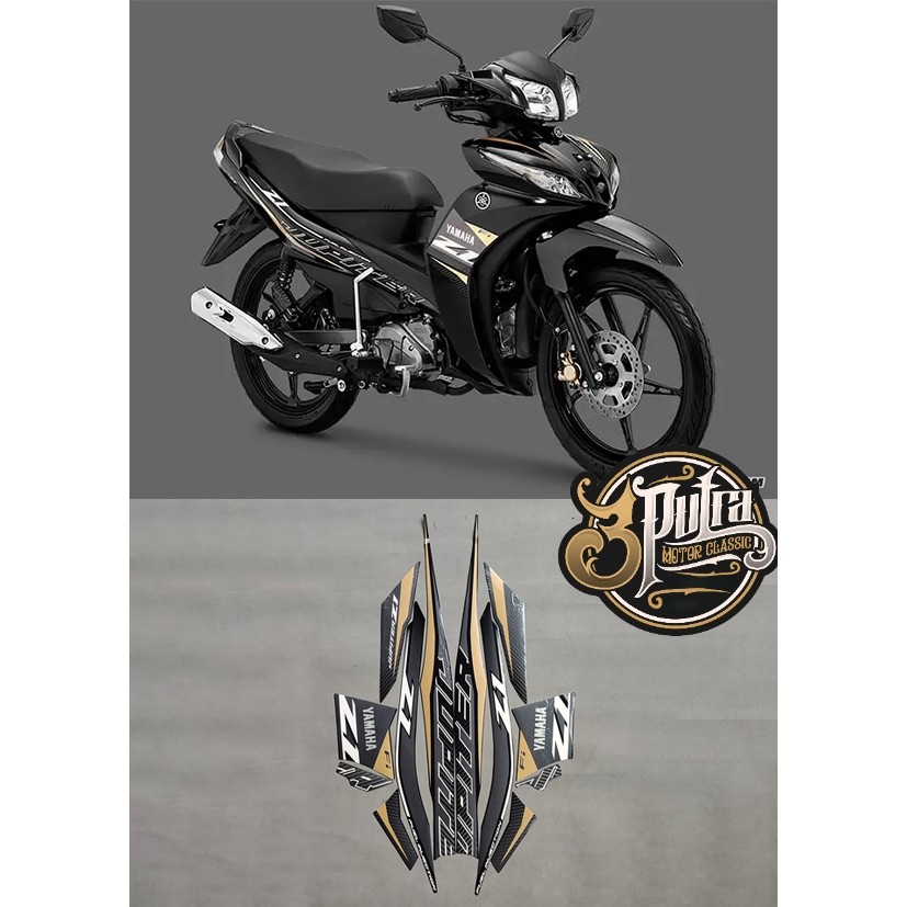 Stiker sticker striping lis jupiter z1 2020 full hitam