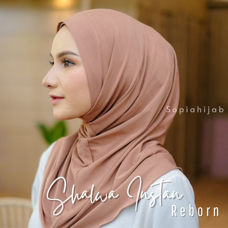 Hijab Instan Jersey NON PET | Jilbab Salwa Instan Jersey | Krudung Sport Jersi Non Pet SHALWA