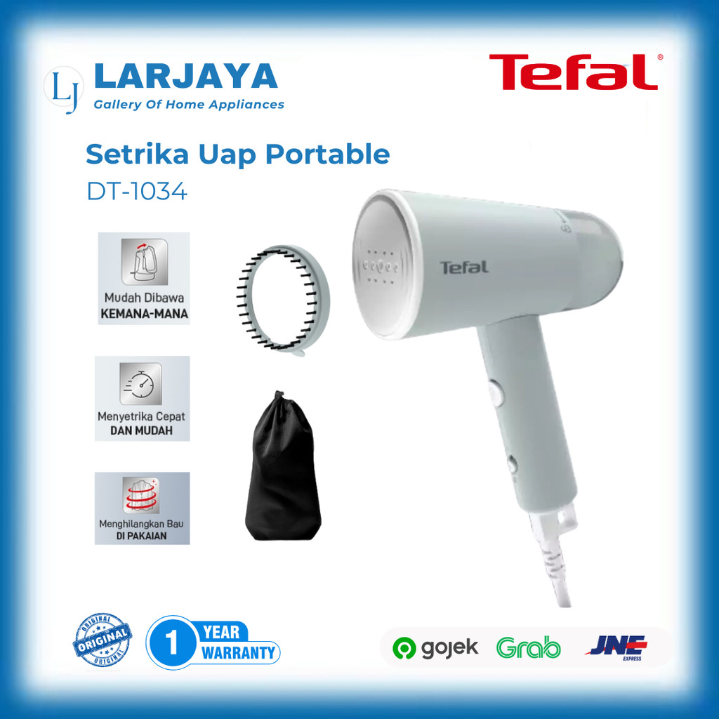 Tefal Setrika Uap Portable Garment Steamer DT103