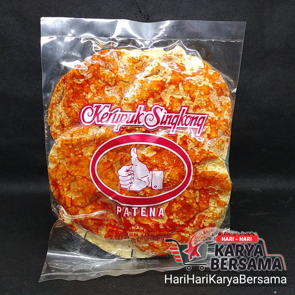 

MAKANAN RINGAN KERUPUK SINGKONG PATENA MEDAN 150GR
