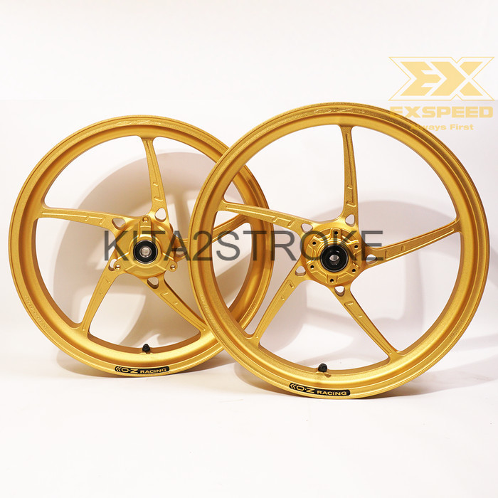 READY VELG OZ PIEGAR HONDA NSF250 GOLD ORIGINAL