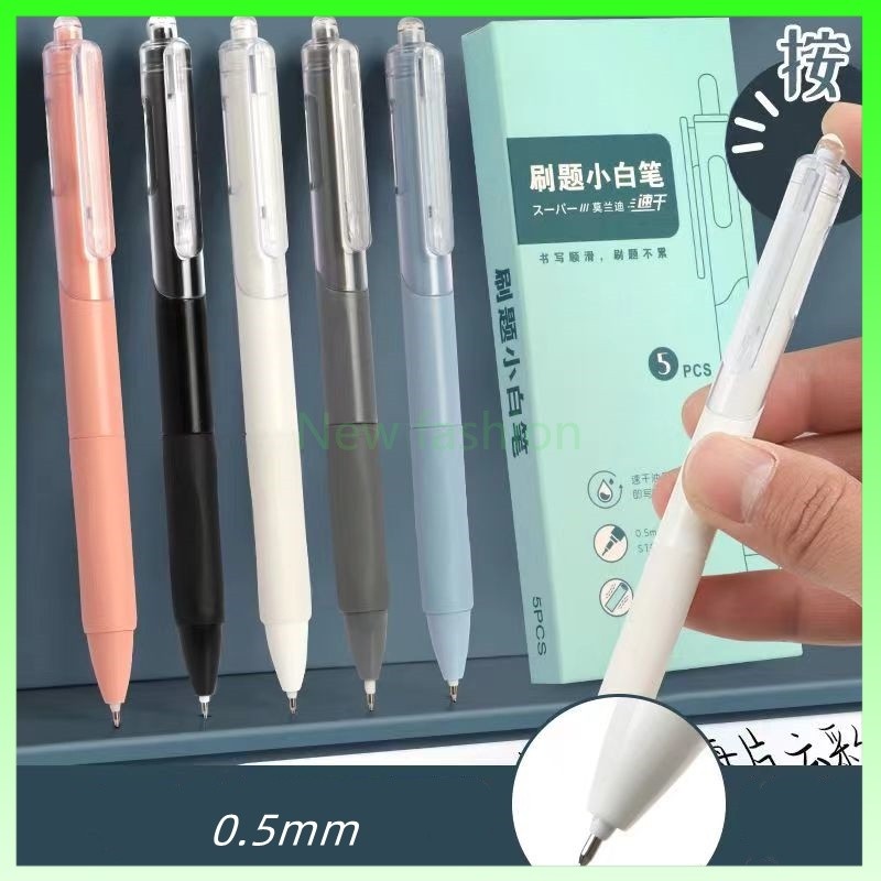 

Morandi Color Gel Pen/Gel Pen Bolpoin Tinta Hitam 0.5mm