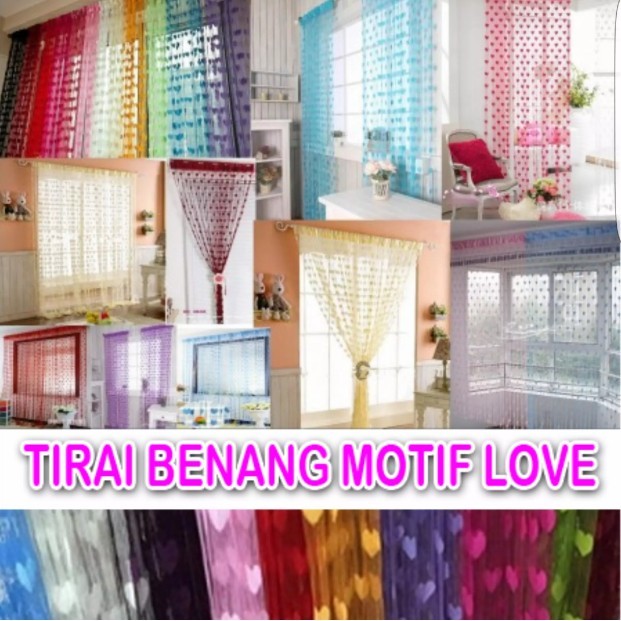 TIRAI BENANG LOVE MURAH | TIRAI LOVE BENANG | GORDEN TIRAI BENANG MOTIF LOVE COD