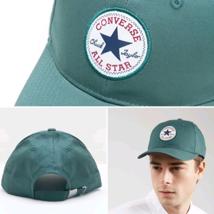 Topi / Caps Converse Canvas Chuck Taylor Reguler Patch Basic Unisex All Size - CREAM /MC160303, All 