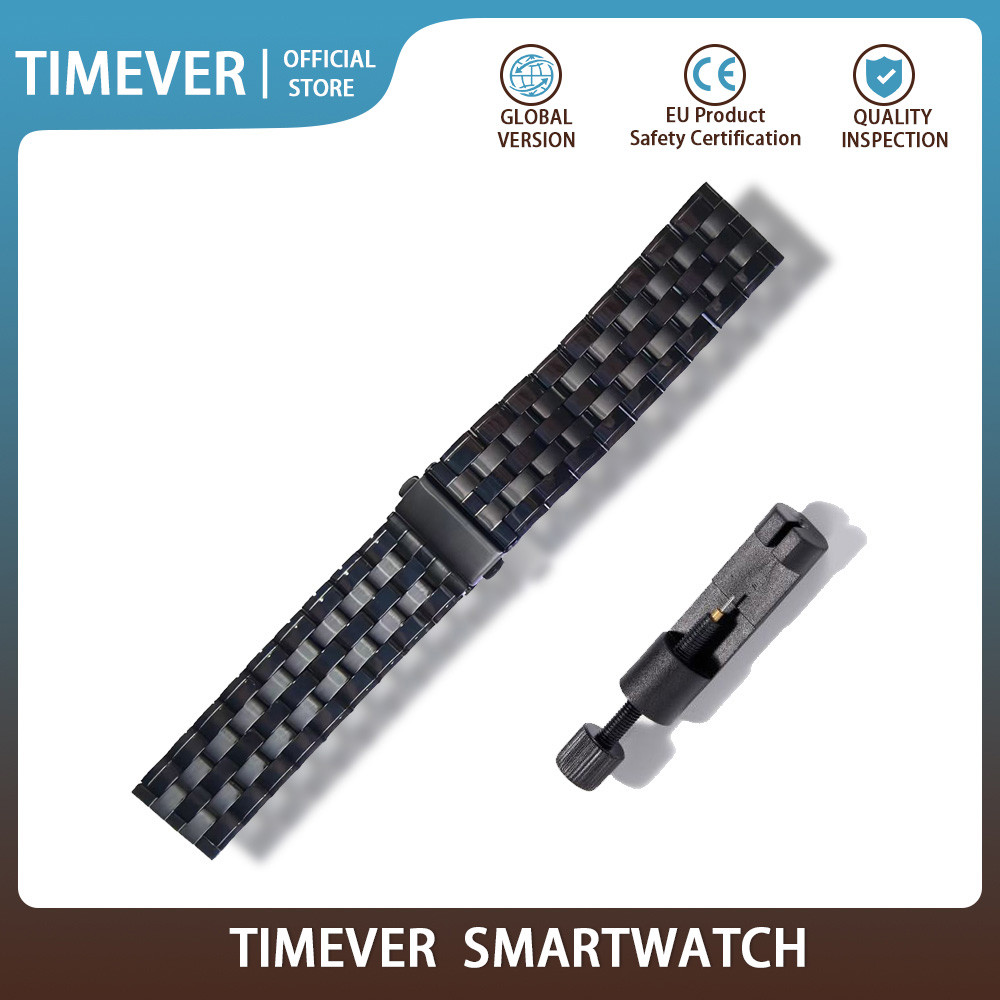 TIMEVER Band Durable 22mm Compatible Smartwatches Adjustable, Secure Fit