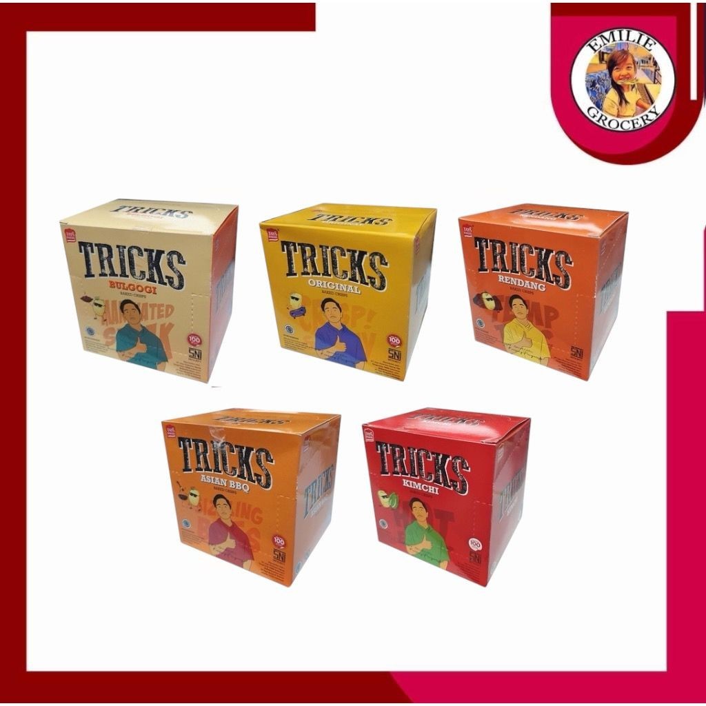 

Tricks Snack Baked Chips Potato Kentang Box Isi 10 Original Barbeque BBQ Kimchi Rendang Bulgogi