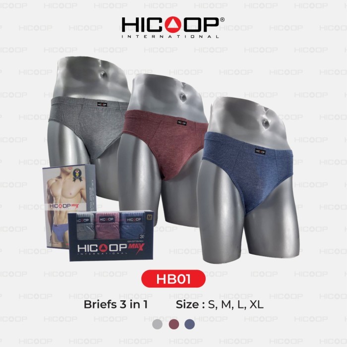 BEST SELLER Celana dalam pria dewasa Hicoop men HB-01 - L