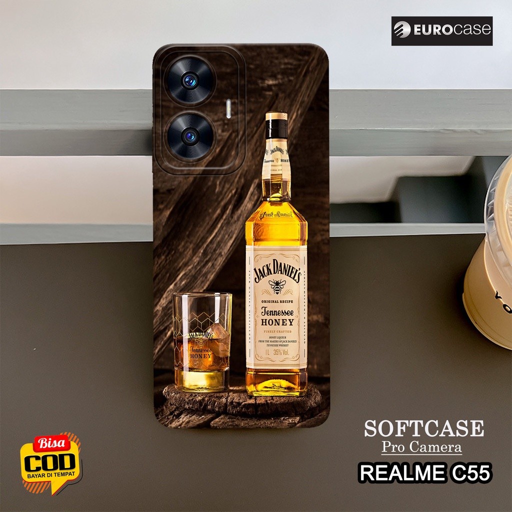 Soft Case Hp Realme C55 2023 Terbaru - Fashion Case MINUMAN - Casing Realme C55 Terbaru - Kesing Hp 