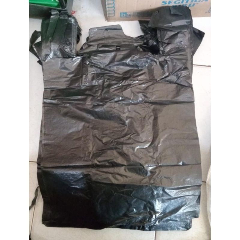 Kantong Plastik Hitam Tipis / Kantong Asoy Loss Hitam / kantong kresek tipis / plastik sampah kecil