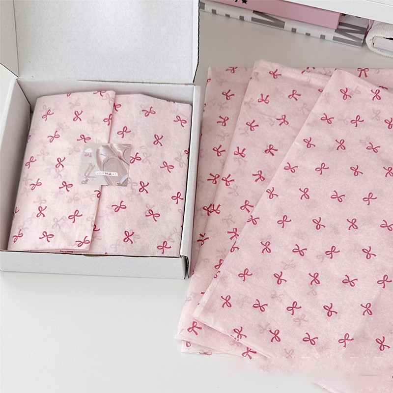 

10pcs Bowknot Sydney Paper Hand-Kneaded Paper Cotton Paper Bouquet Flower Wrapping Paper Flower Wrapping Paper Cake Baking Gift