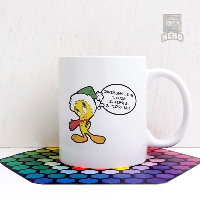 Mug Keramik TWEETY Christmas Thoughts Giant Coffee Keko