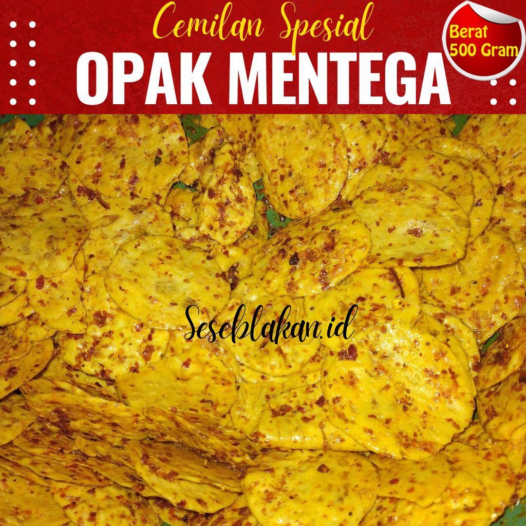 

Opak mentega extra pedas daun jeruk isi 500 gr
