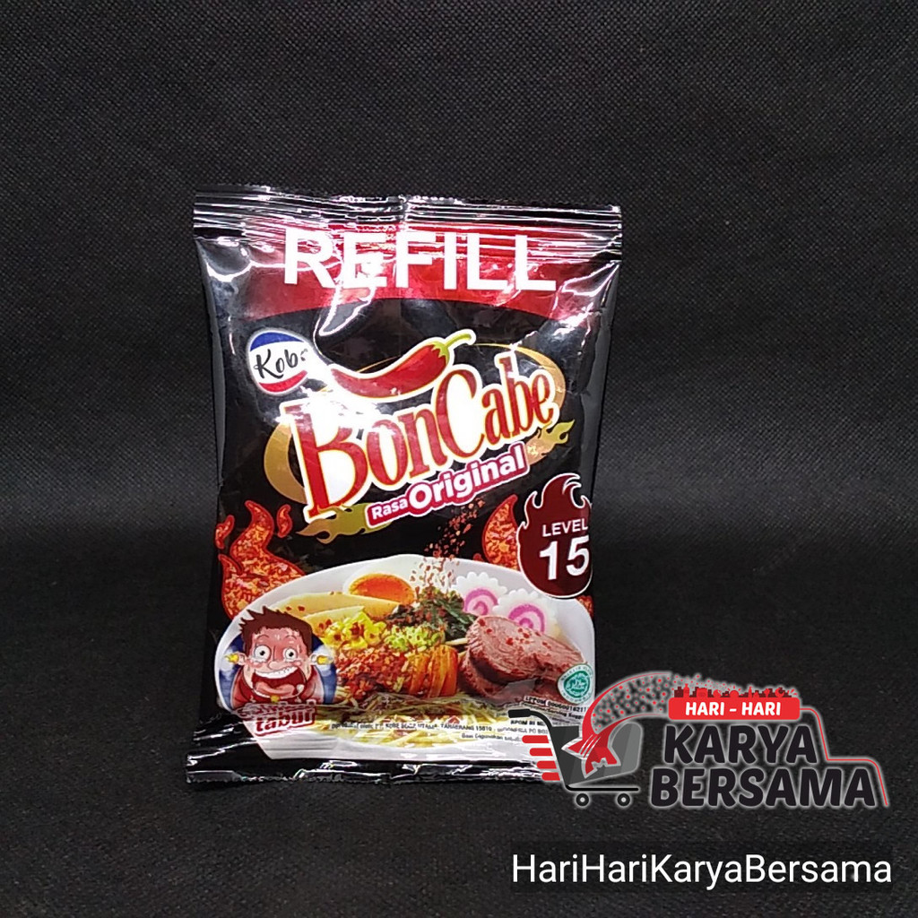 

KOBE BON CABE SAMBAL TABUR ORIGINAL LEVEL 15 21GR