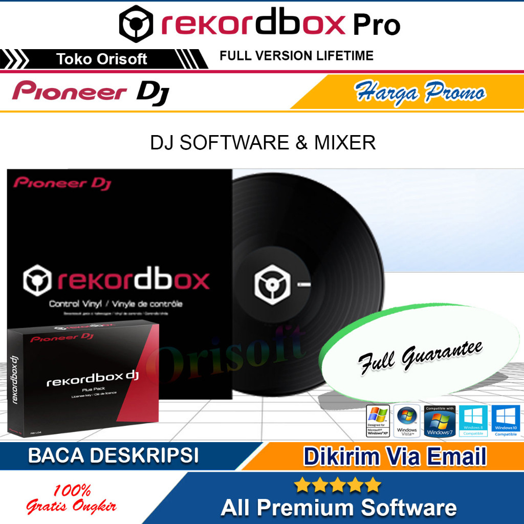 Rekordbox Professional 6.6 Pioneer DJ Lifetime