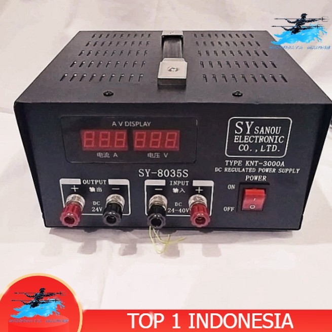 Power Supply 12v 24v 35a AC - DC High Power Dekstop Audio Marine - 24V (SRIWIJAYA MARINE)