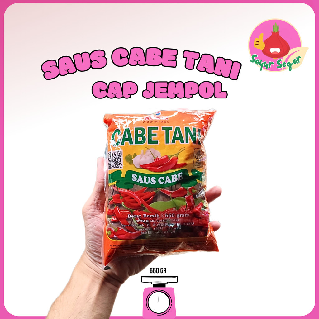 

Sayur Segar - Saus Cabe Tani 660gr / Chilli Sauce