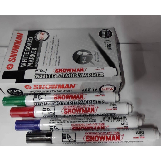 

Spidol White Board SNOWMAN ABG 12 / ABG-12 (pcs)