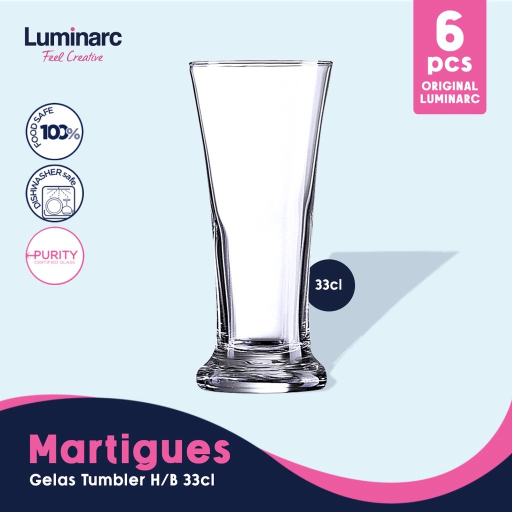 LUMINARC Gelas Tumbler H/B Martigues 330ml - 6pcs