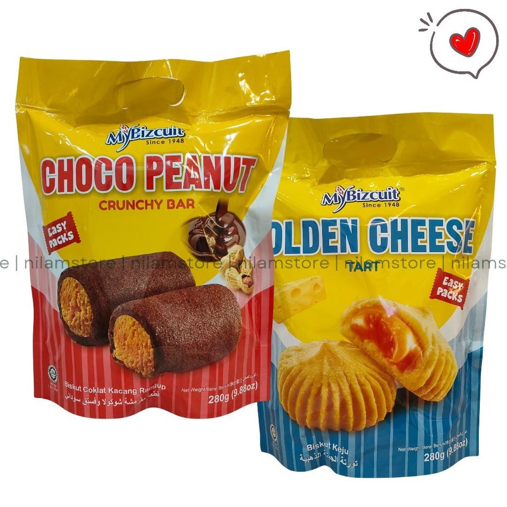 

MyBizcuit Cookies 280g Keju/Kacang Malaysia