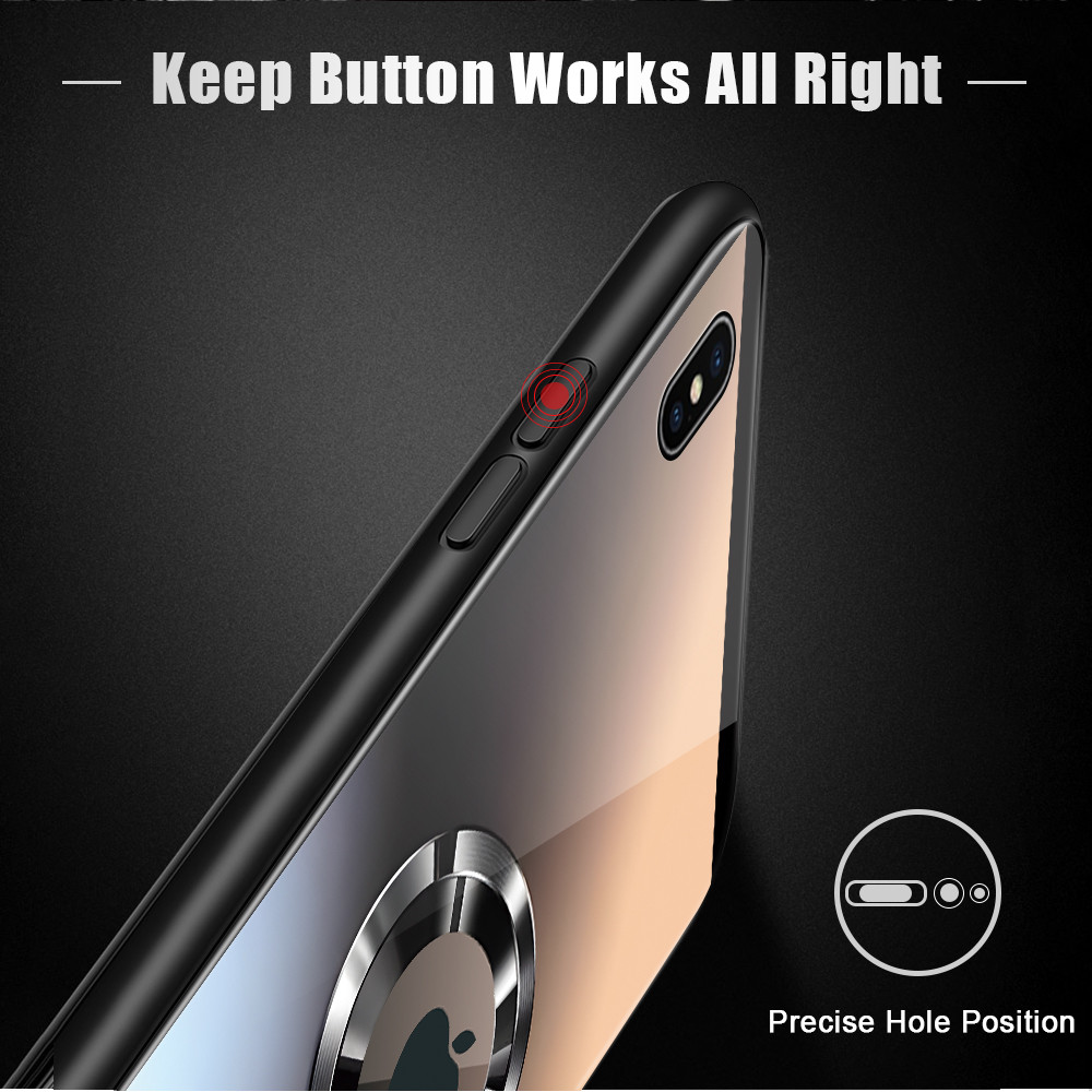 CUCI GUDANG Casing Hp Untuk Compitable With iPhone 7 8 Plus Hardcase Ponsel Kaca Cassing Fashion