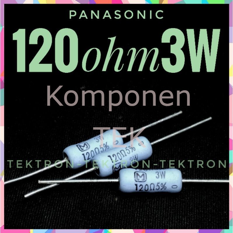 Panasonic 120ohm 3W Resistor 120R 3Watt