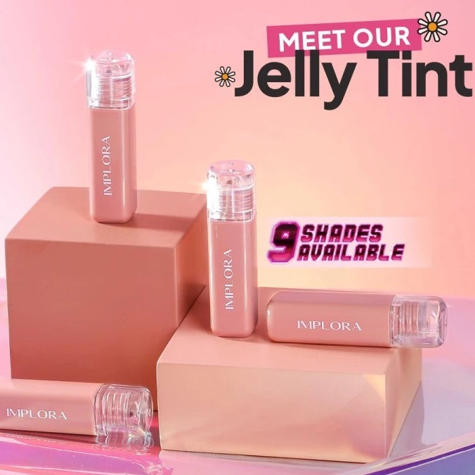 Implora Lip Tint Glossy || Jelly Tint || Lip Tint Implora Original