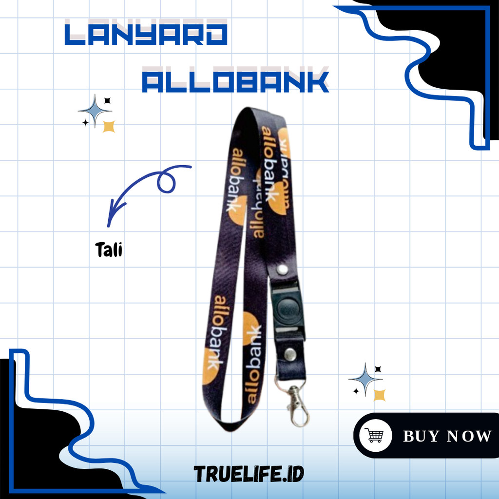 

Tali ID Card/Lanyard ALLOBANK [READY STOCK]