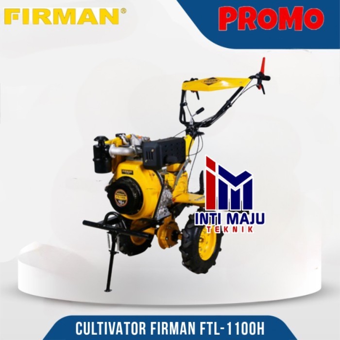 Mesin Bajak Tanah Mini Cultivator Firman FTL1100H Mesin Traktor Tiller