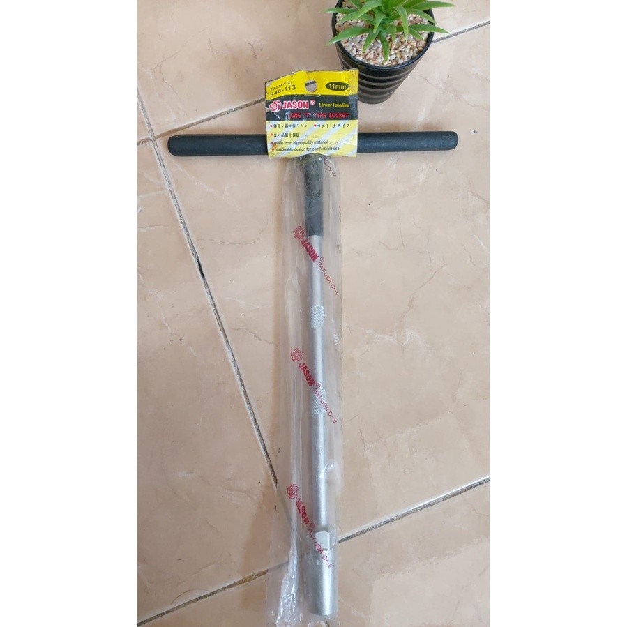 READY - KUNCI SOCK (SOK) T GAGANG KARET HITAM JASON