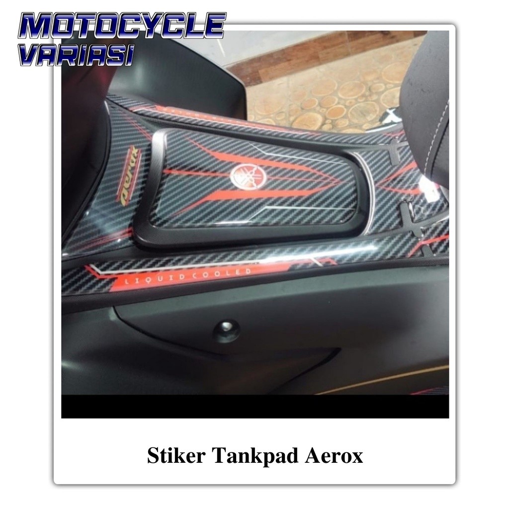 Stiker tankpad deckpad protector all new aerox 155 connected 2021 aksesoris motor aerox
