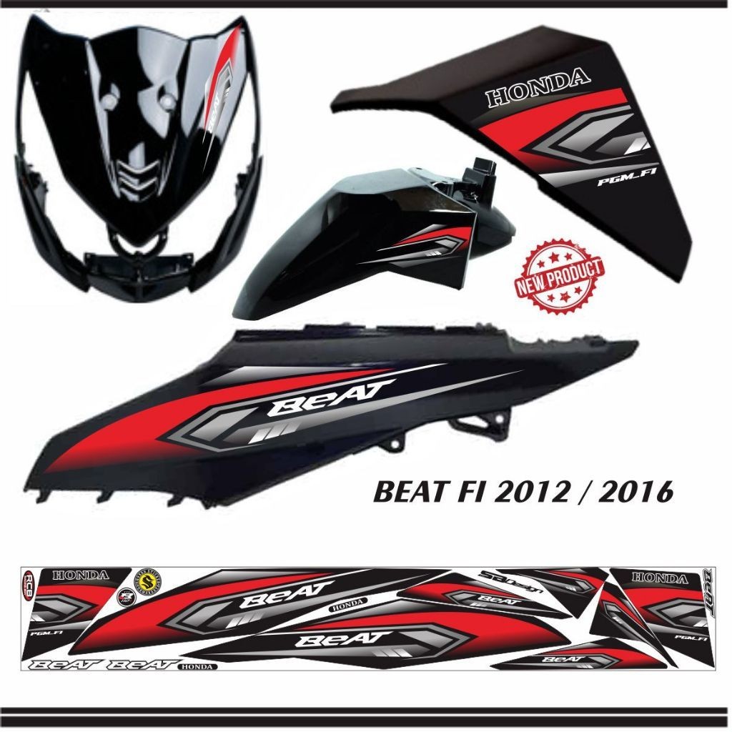 LIS STIKER MOTOR STIKER BEAT FI VARIASI / STRIPING BEAT 2013