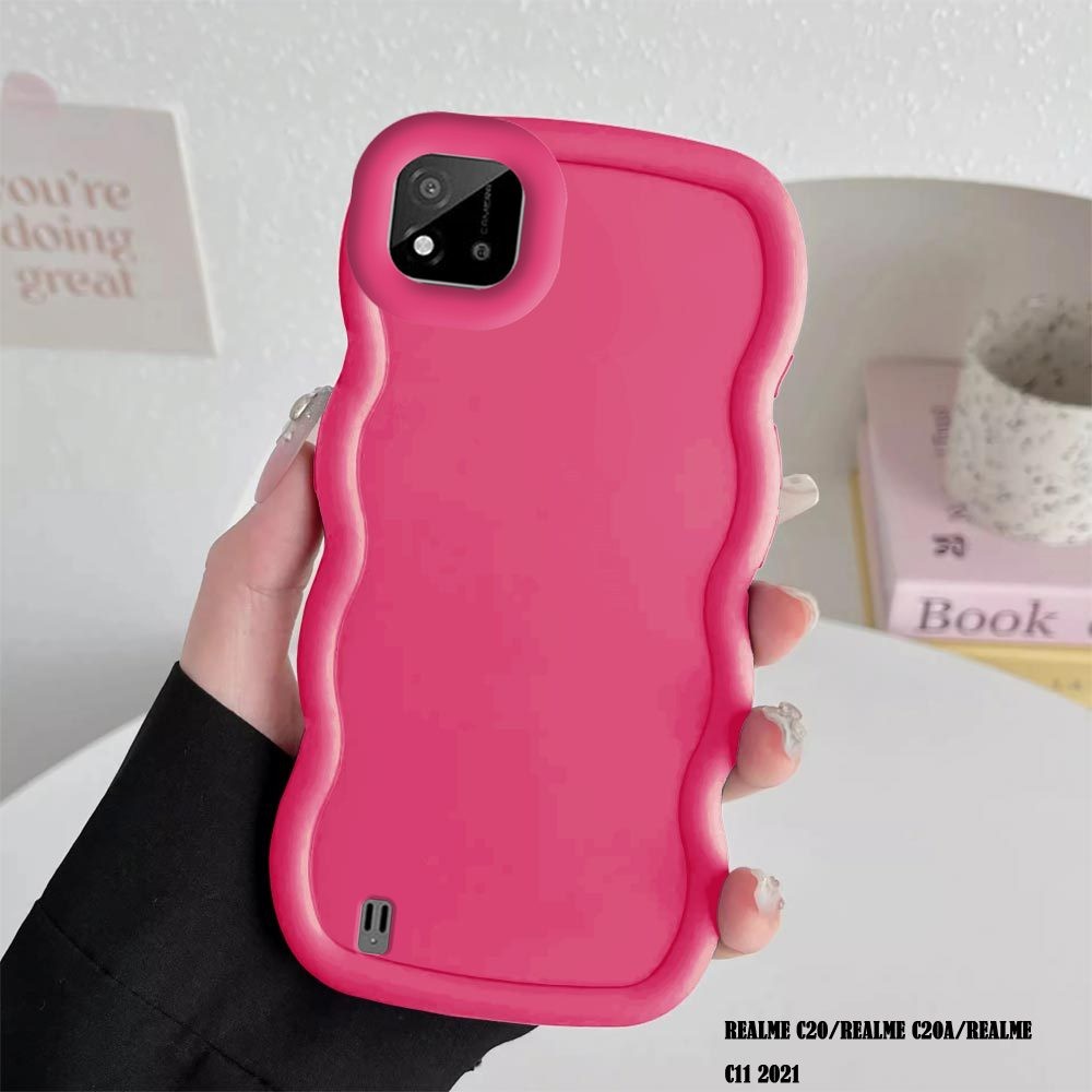 Untuk Realme C20 C20A C11 2021 C25 C25S C17 C15 C12 C2 New Macaron Candy Color Casing Soft Silicone 