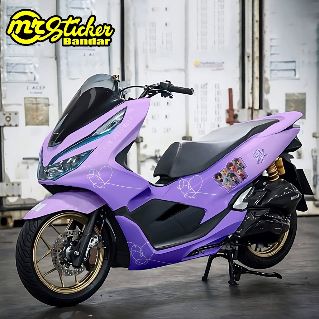 Sticker PCX Full Body Decal PCX Full Blok Stiker PCX 150 Stiker PCX 160 tiny tan