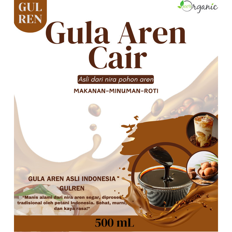 

Gula Aren Cair Murni / Palm Sugar / Gula Aren Cair Asli 100% - 100 ml