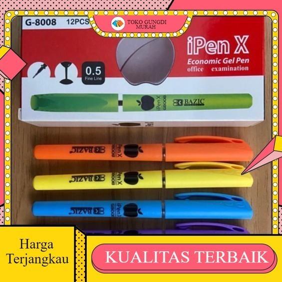 

PULPEN GEL APEL/BOLPOIN APPLE 0.5MM