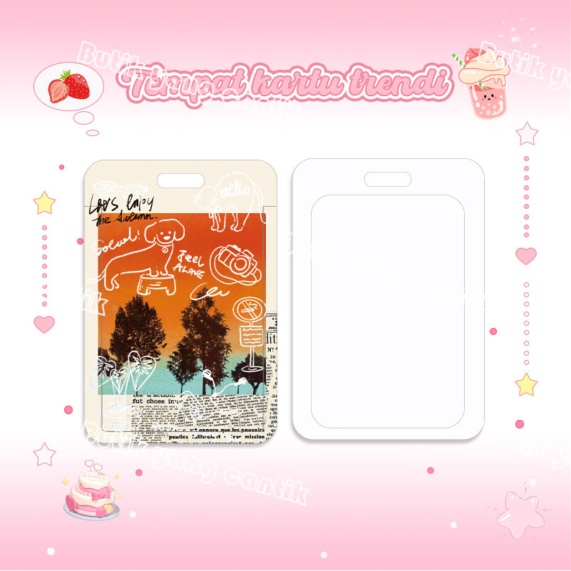 

ID Card Holder,tempat kartu bergaya modis dan kreatif, cocok untuk kantor/sekolah, kartu pelajar/kartu transportasi, kartu akses, KTP, Flazz, kartu kredit elektronik dan uang elektronik.