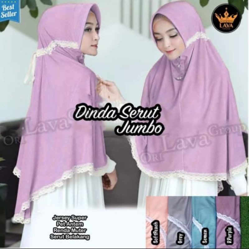 Hijab Premium Hijab Serut Renda
