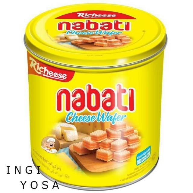 

Promo NABATI Bites Richeese Kaleng 300gr - Wafer Krim Keju 240 gram