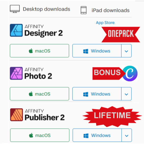 [ORIGINAL] Affinity V2 Publisher Photo Designer Lifetime