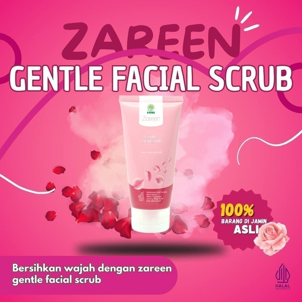 

TERMURAH ZAREEN GENTLE FACIAL SCRUB |EXP. MARET 2027