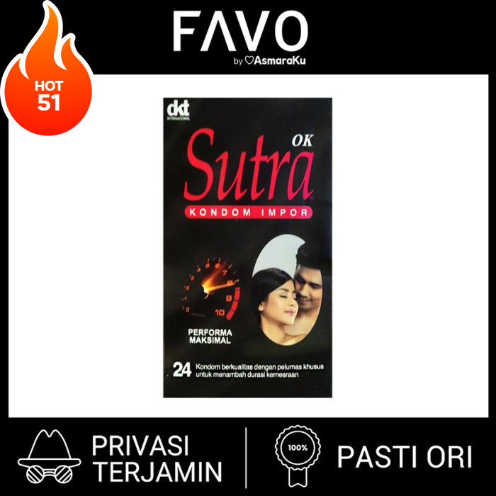 Kondom Sutra OK isi 12 Pcs - Kondom Hitam Sutra