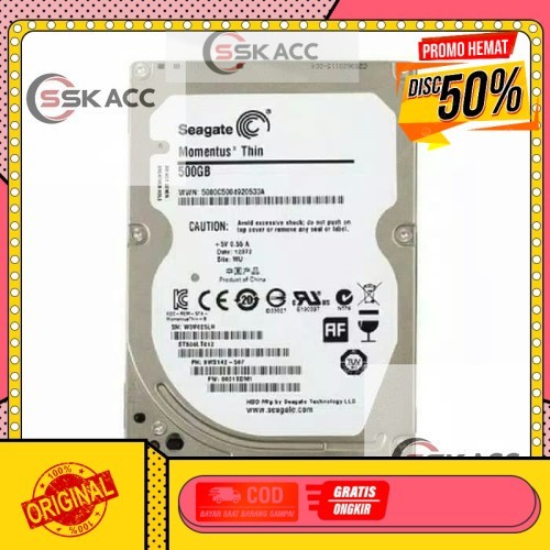 Hardisk internal laptop 500 gb seagate / Hardisk internal 500 gb laptop / HDD internal laptop 500 gb