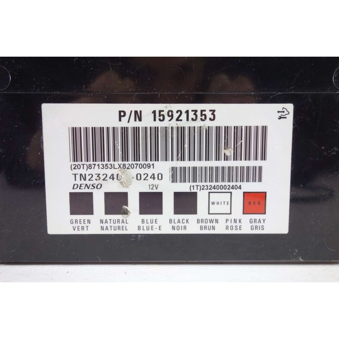 BCM-Body Control module chverolet captiva diesel NFL BERKUALITAS