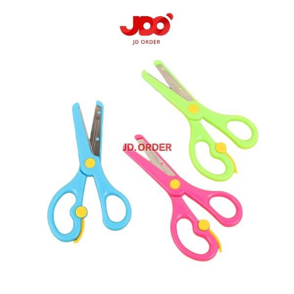 

Gunting Kertas Anak Warna Warni dengan Pengaman Handle
