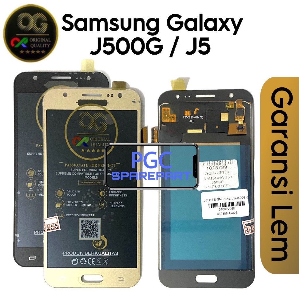 ORIGINAL SUPER OG - LCD Touchscreen Fullset Samsung Galaxy J5 / J500G / SM-J500F / SM-J500FN - GARAN