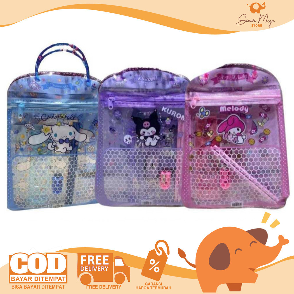 

Fancy Stationery Study Set 2235 Tas Tenteng Paket Alat Tulis RANDOM